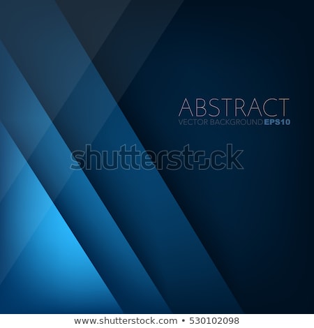 Stock photo: Abstract Background With Overlapping Blue Cubes