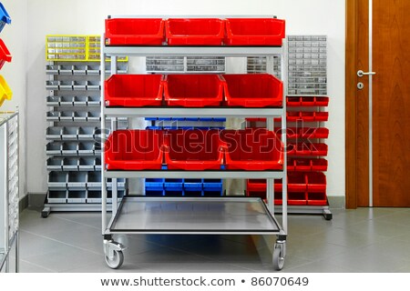 Stock photo: Garage Shelf Cart