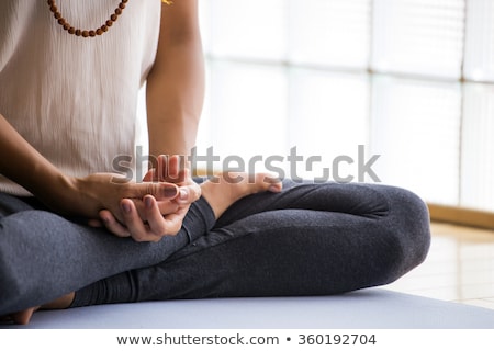 Stock photo: Unrecognizable Woman Meditating