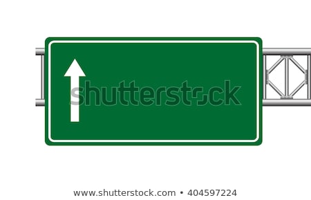 Foto stock: Success On Green Highway Signpost