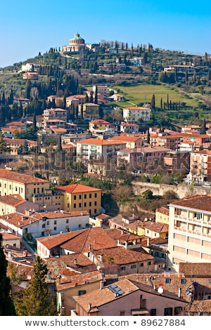 ストックフォト: Sanctuary Of The Madonna Of Lourde Verona Italy On A Hill