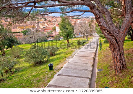 Saint Tropez French Riviera Town Of Saint Tropez Green Park Wa Foto stock © xbrchx