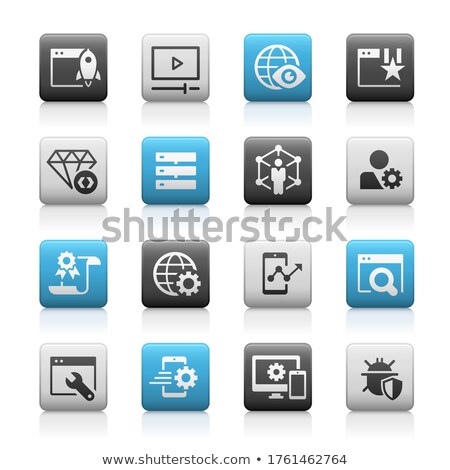 Seo And Digital Martketing Icons 2 Of 2 Matte Series Stock fotó © Palsur