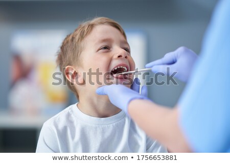 Stok fotoğraf: Throat Examination