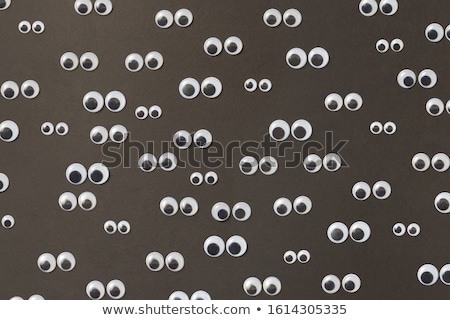 Zdjęcia stock: Different Sizes Of Plastic Googly Eyes