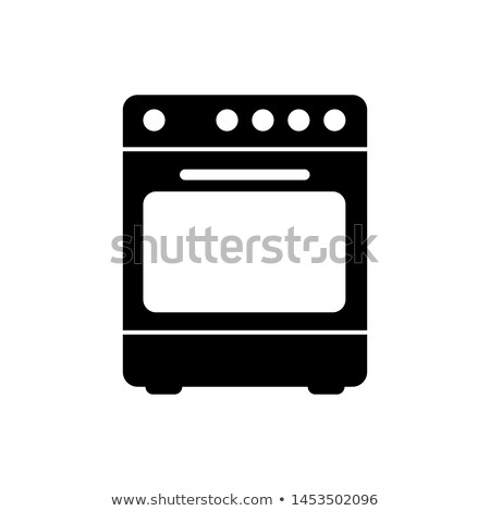 Foto stock: Flat Icon For Oven