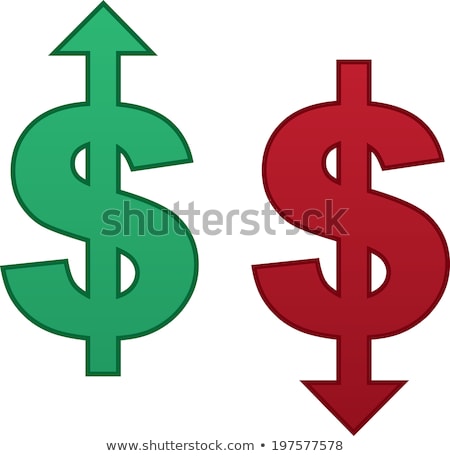 ストックフォト: Dollar Sign With Arrow Symbolize Growth