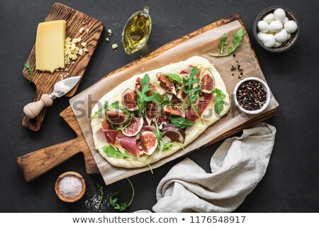 Stock fotó: Fresh Figs On The Stone Board