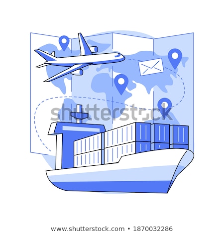 Zdjęcia stock: Post Shipment System Vector Concept Metaphors