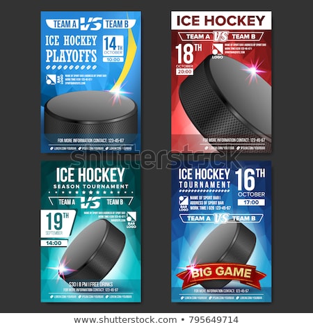 Stock photo: Hockey Poster