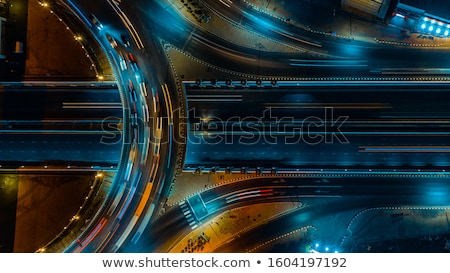 [[stock_photo]]: Roundabout Traffic In Downtown Of Hong Kong