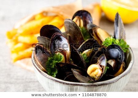 Stock photo: Mussels
