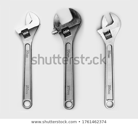 Stock photo: Old Adjustable Spanner