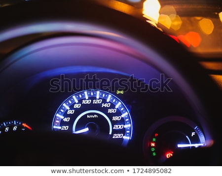 Stock photo: Instrument Panel And Steering Wheel