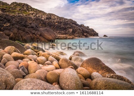 Foto d'archivio: A · Spiaggia · Rocciosa · A · Porth · Nanven · Cornwall · Uk