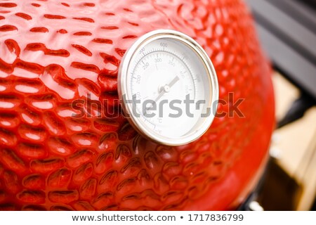 Stockfoto: Smoker Grill Warming Up