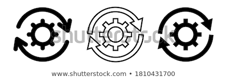 Stock photo: Systems Engineering On Gear Shift