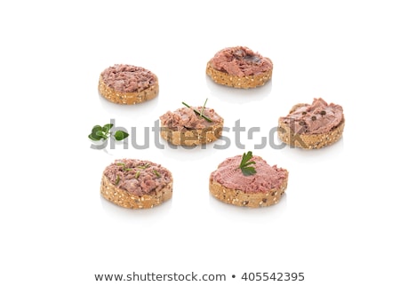 Foto stock: Toasted Bread With Pate