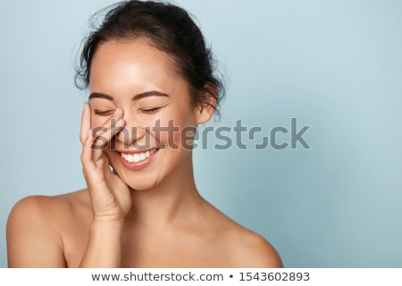 Foto stock: Portrait Of Natural Beautiful Girl