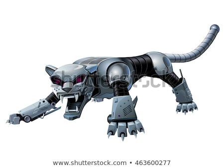 Сток-фото: Mechanical Beast 3d Illustration