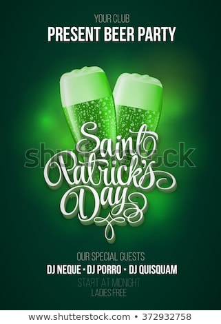 Stock photo: Happy Leprechaun With Green Beer