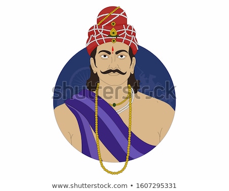 Foto stock: Illustration Of Ashoka