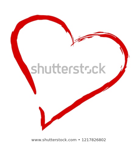 Сток-фото: Red Marker Isolated On White Background Vector Cartoon Close Up Illustration