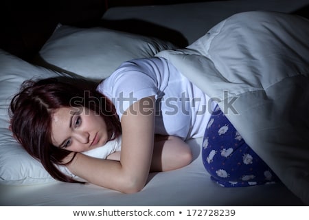 Stok fotoğraf: Woman Cant Sleep