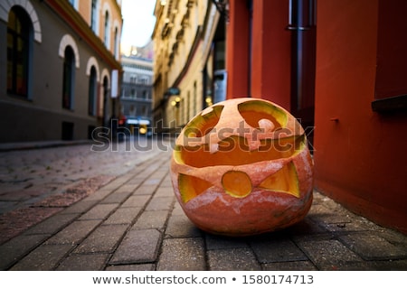 Foto stock: Halloween Pumpkins