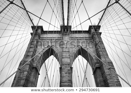 Foto stock: Old White Bridge