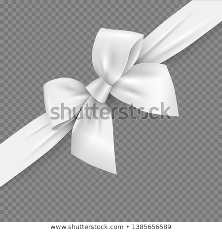 Lintboog die op witte achtergrond wordt geïsoleerd Stockfoto © barbaliss