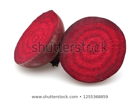 Foto d'archivio: Fresh Beet Slices Isolated On White Background