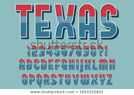 Stock photo: Isometric Or Volumetric Vintage Alphabet Font Vector Illustration