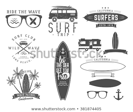 Foto stock: Vector Surf Board