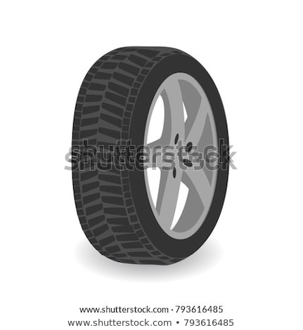 Foto stock: Lorry Fore Wheel