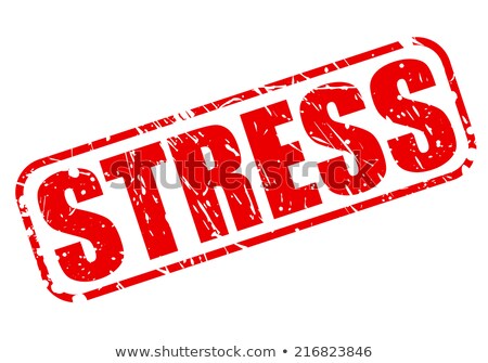 Foto stock: Psychological Stress Concept Icon With Text