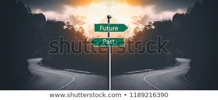 Foto stock: Future And Past