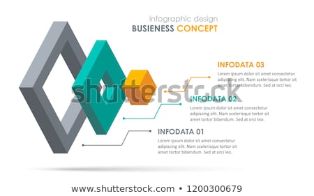 Zdjęcia stock: Vector Infographic Layers Template