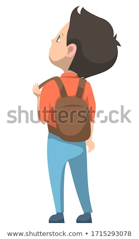 Little Boy With Backpack Сток-фото © robuart