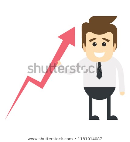 Stock photo: Business Graph With Arrow Showing Growth