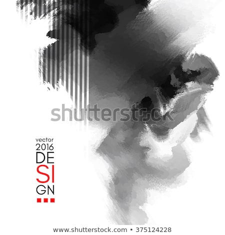 Foto stock: Abstract Inkblot Background