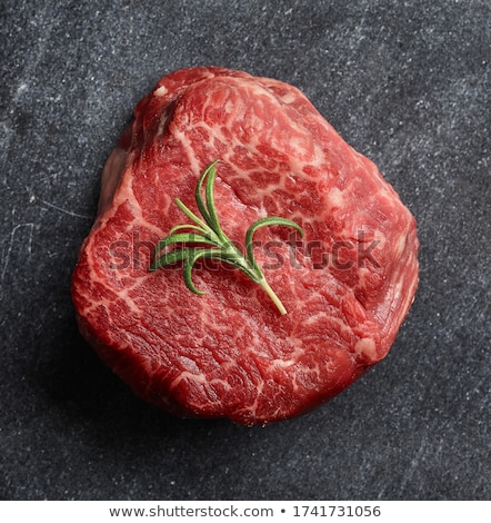 Foto stock: Raw Beef Steak