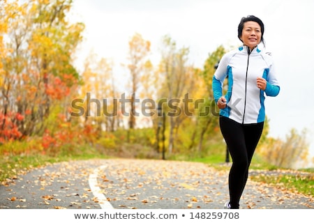 Sport Mature Asian Woman Stock foto © Maridav