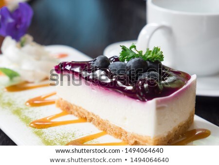 ストックフォト: Blueberry Cheesecake In The Afternoon