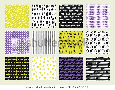 Stock fotó: Simple Stylish Seamless Hand Made Pattern