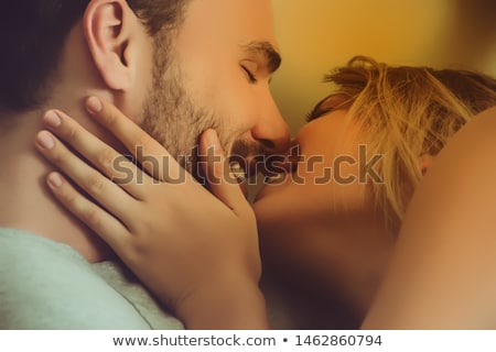 Zdjęcia stock: Sexy Couple On Bed