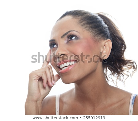 Stock fotó: Mulatto Person Having A Thinking Situation