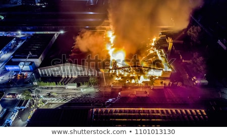 Stock photo: Fire In Factory