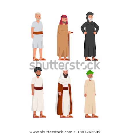 Foto stock: Ancient Arabic Characters