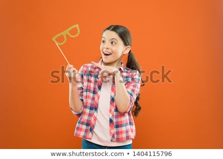 Stock photo: Happy Kids With Party Props On Birthday In Summer